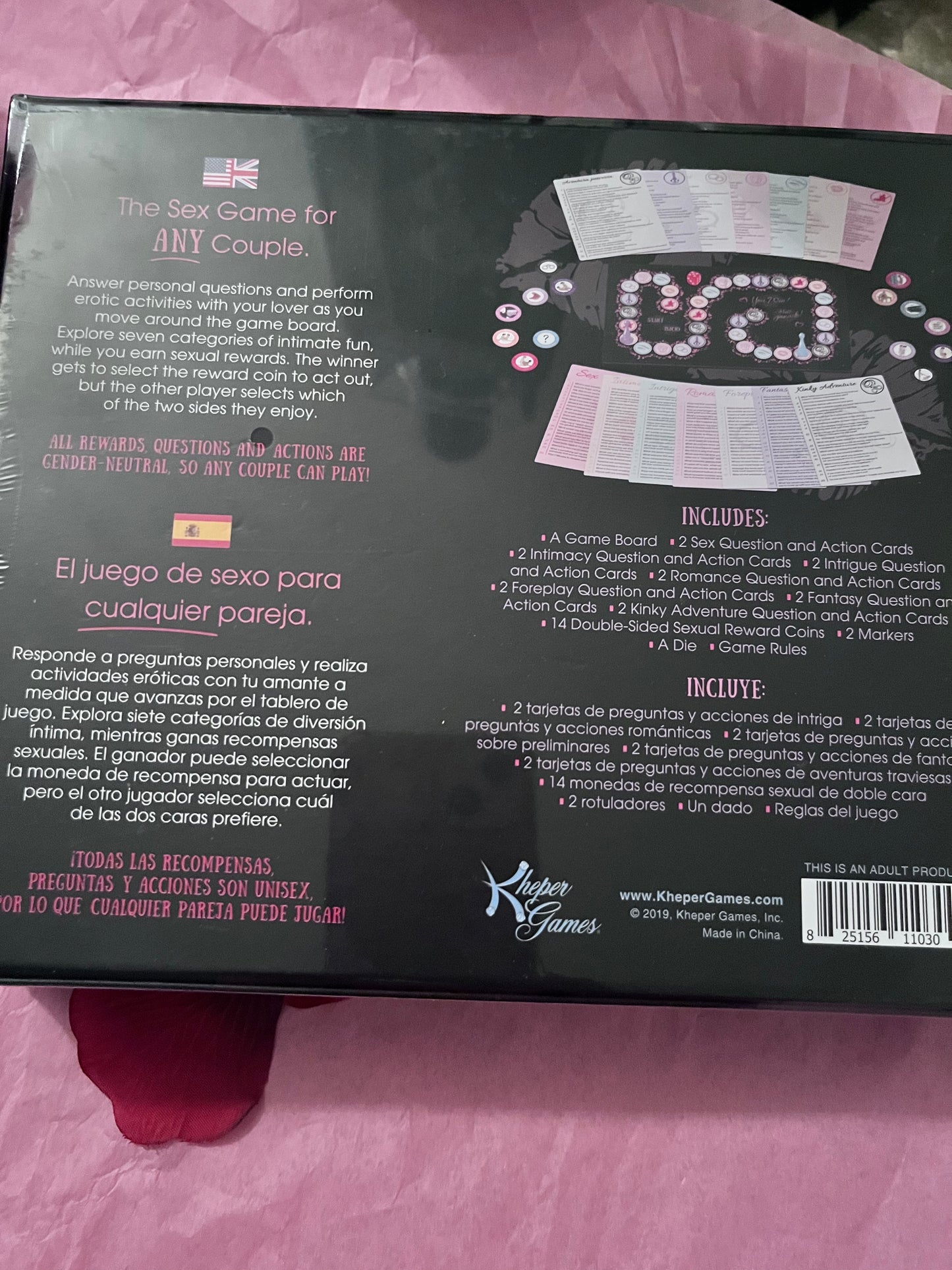 Intimacy-Couples Board Game