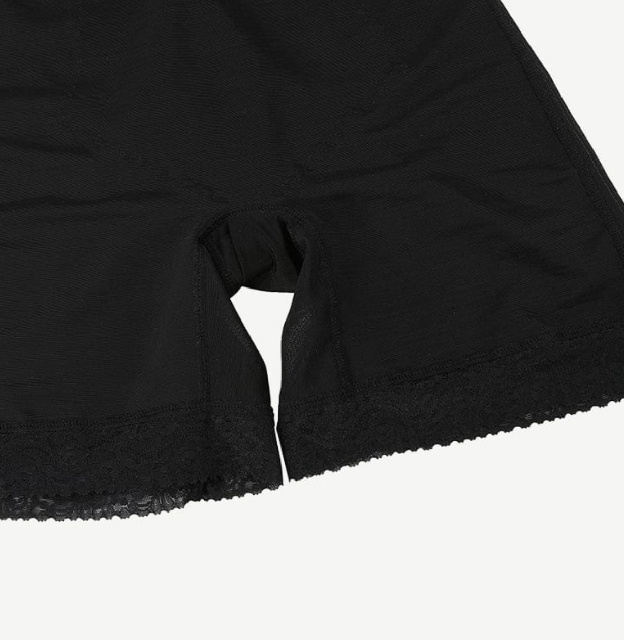 Seamless Bodysuit with Wired Plunge and side Silhouette-Black