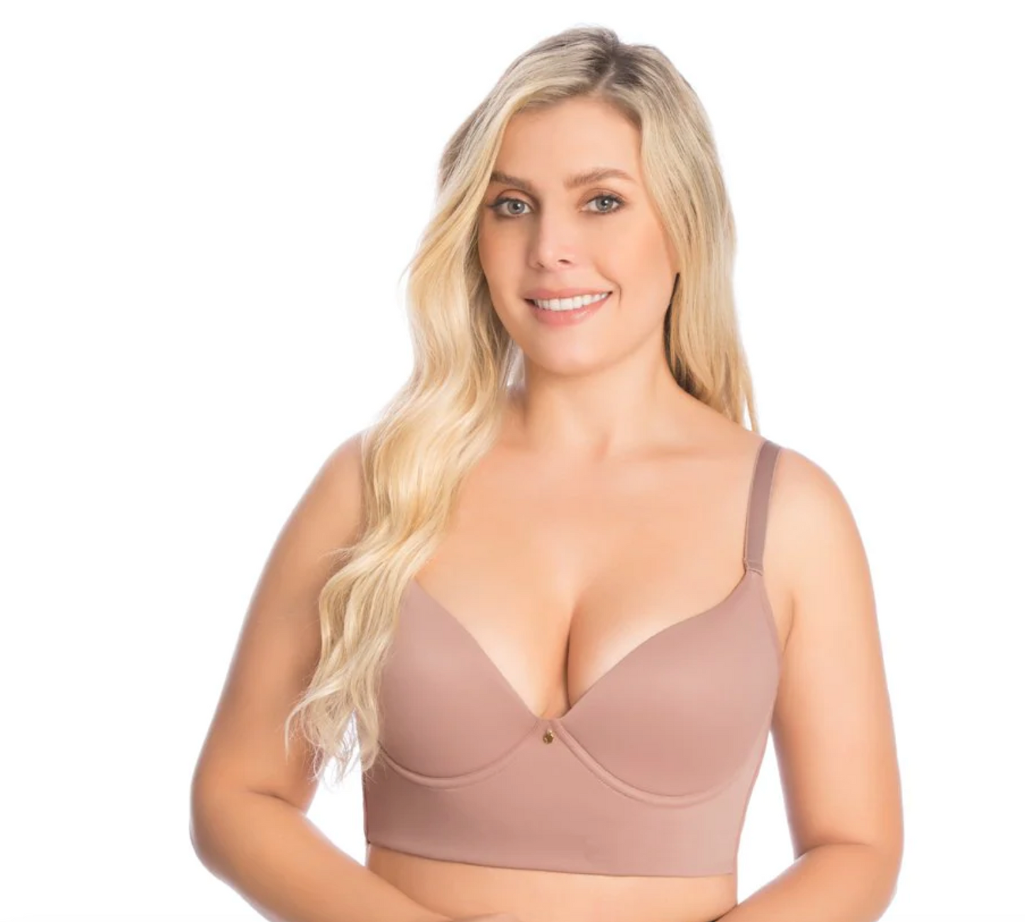 Full Coverage Support Bra-Mocha