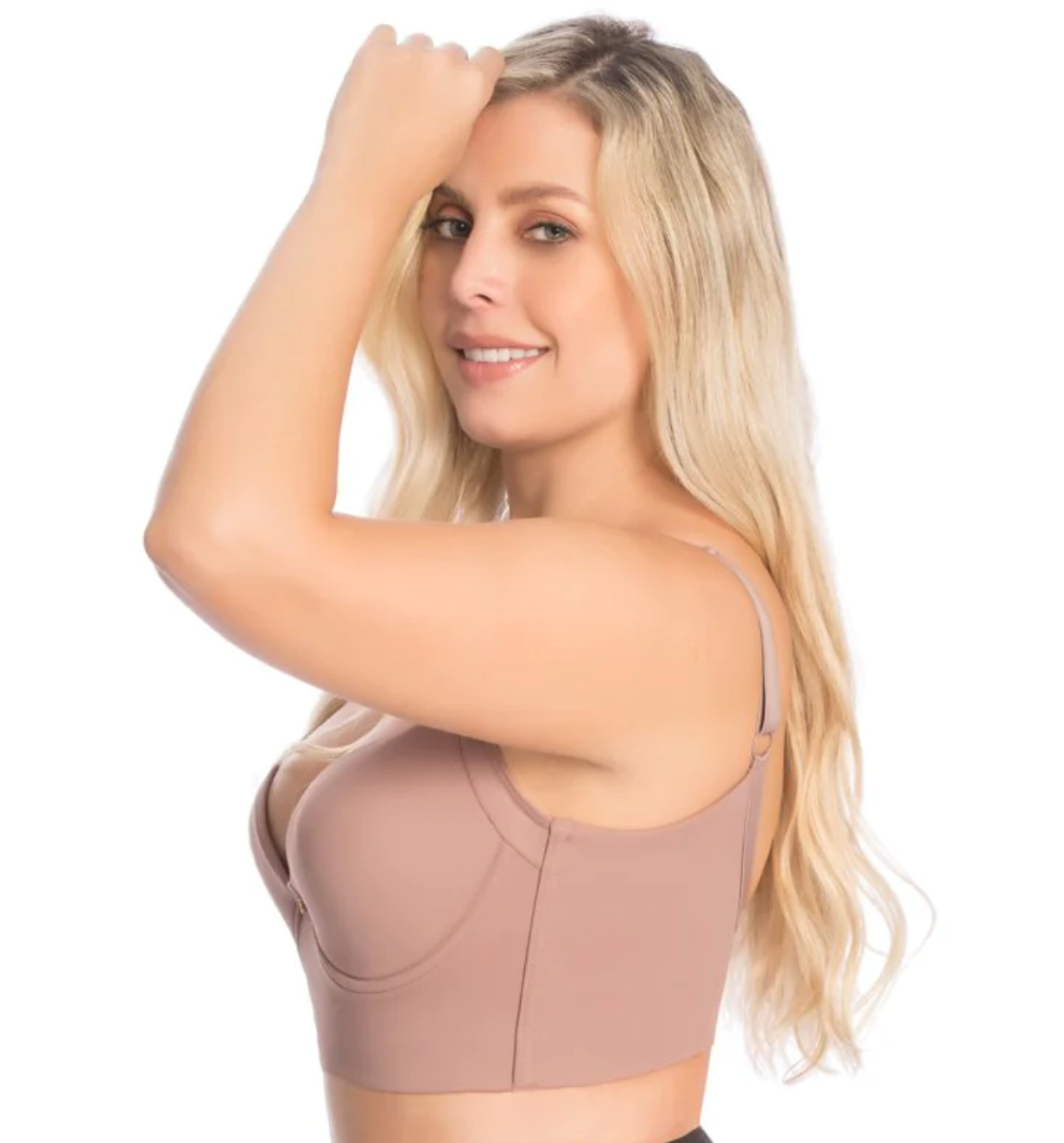 Full Coverage Support Bra-Mocha