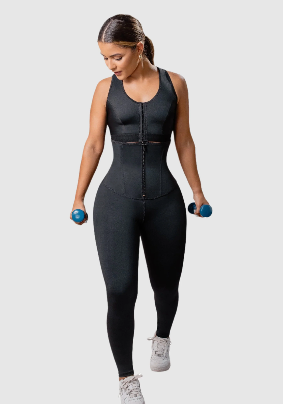 Workout Leggings with Built in Waist Trainer