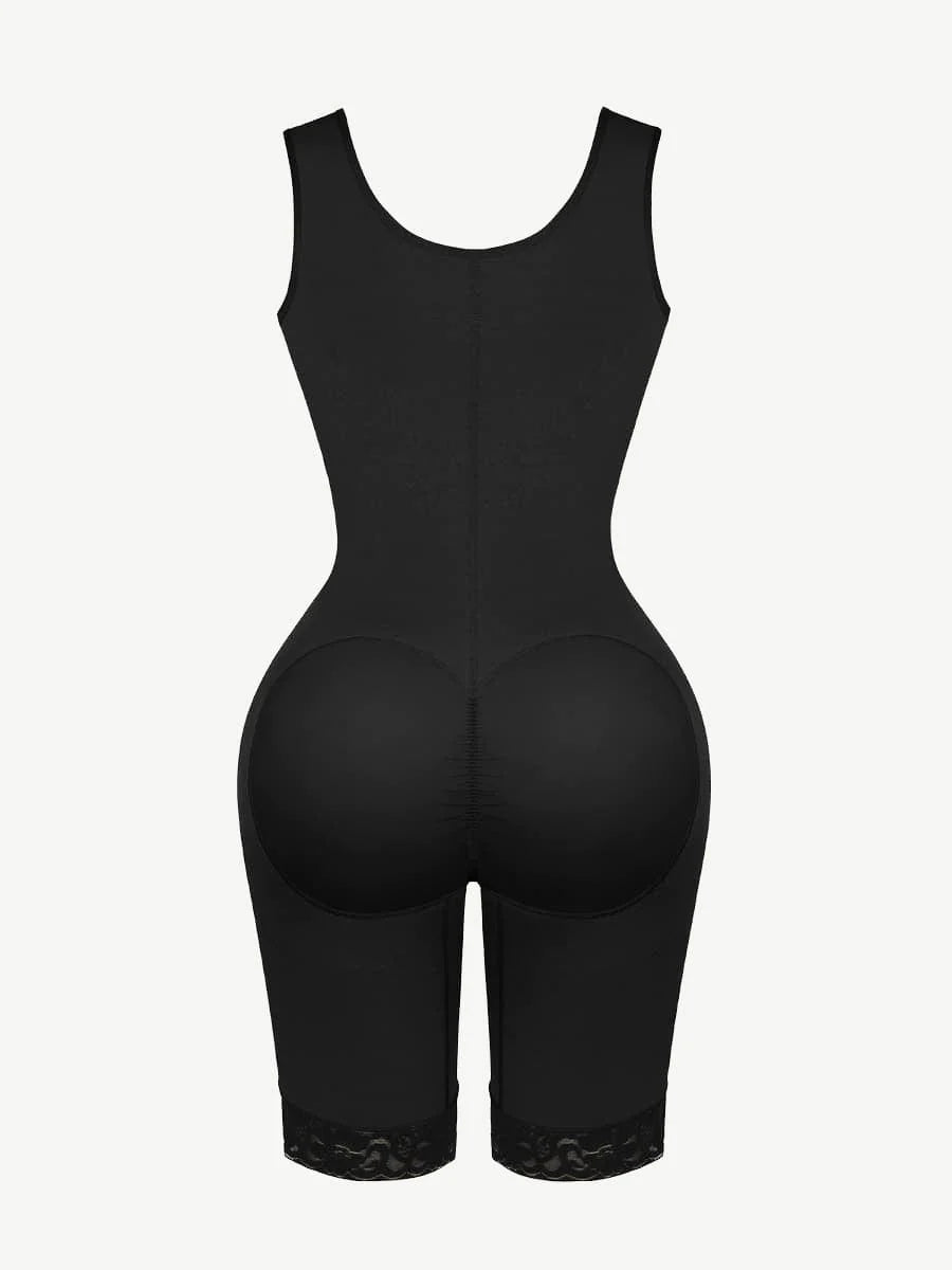 Full Body- Tummy Control Body Shapewear-Black/Nude
