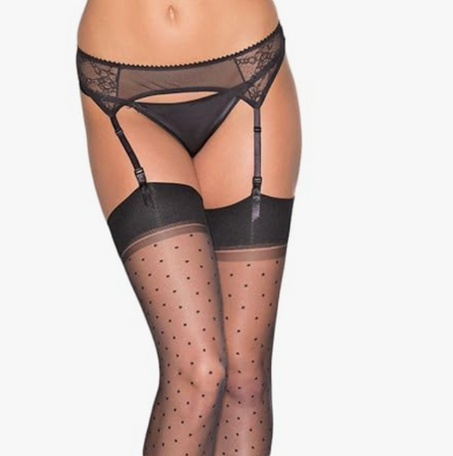 Black Lace Garter belt