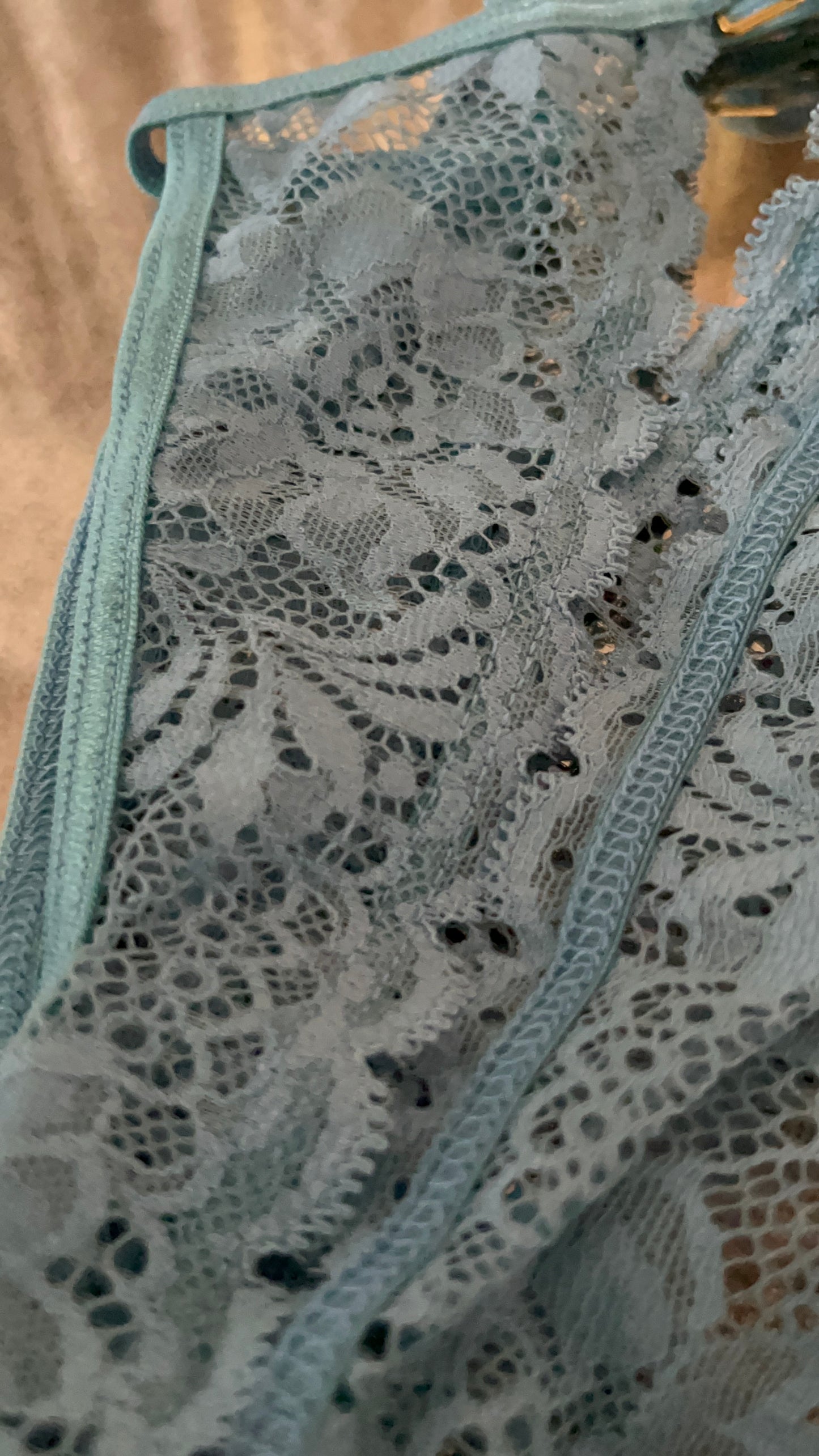 Dreamy Babydoll and Two Piece Set Light Blue/Nude