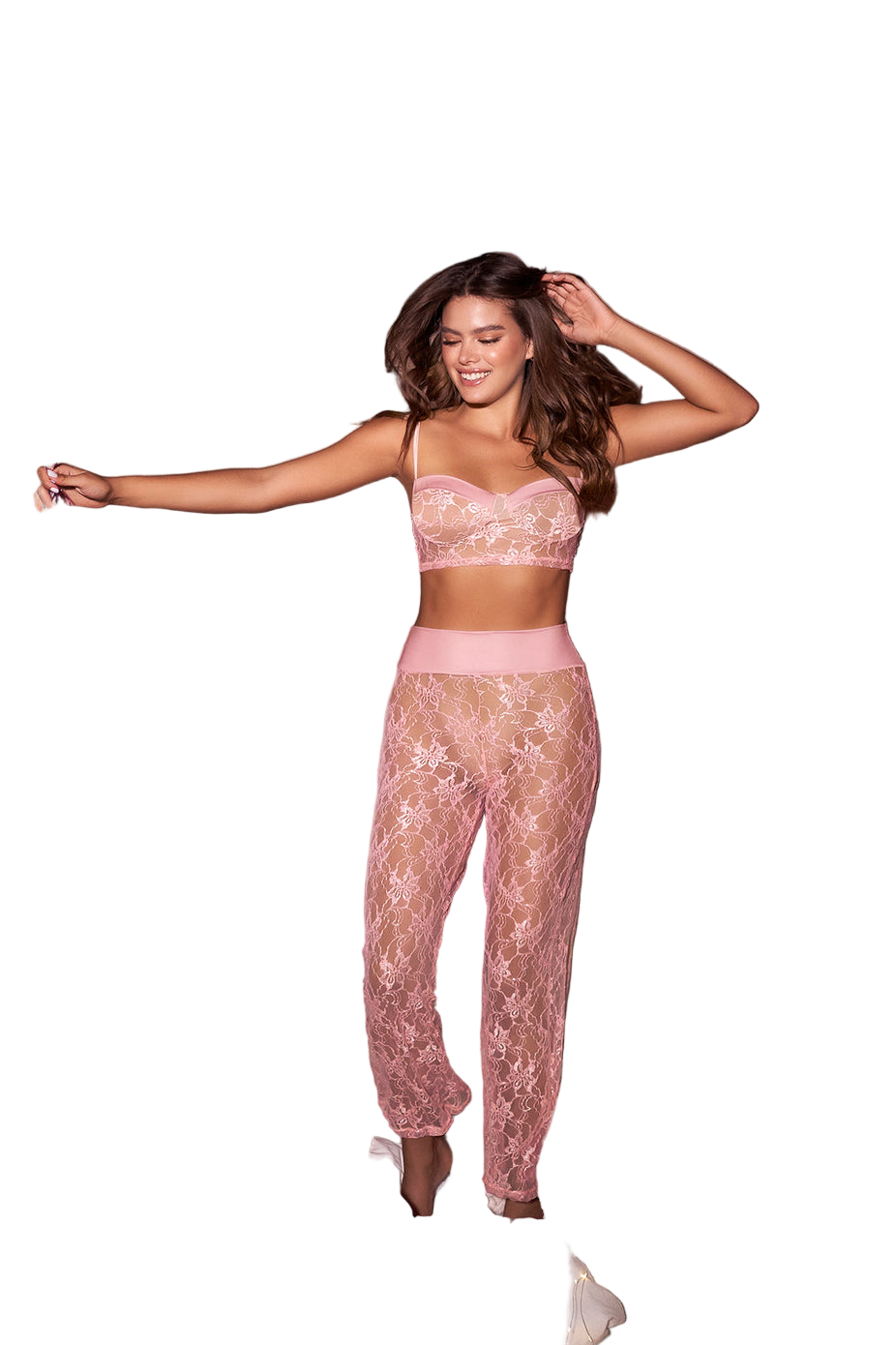 Flirty in pink Two Piece Pajama Set