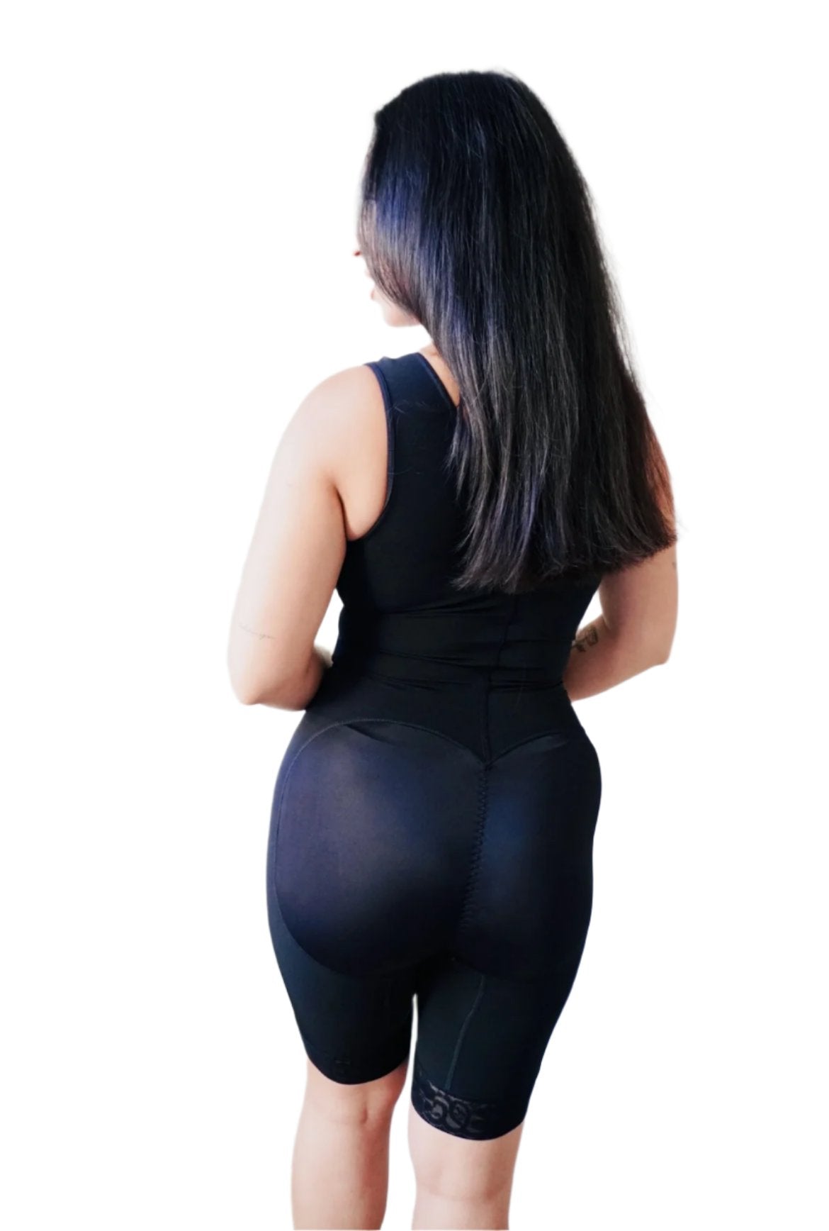 Full Body- Tummy Control Body Shapewear-Black/Nude