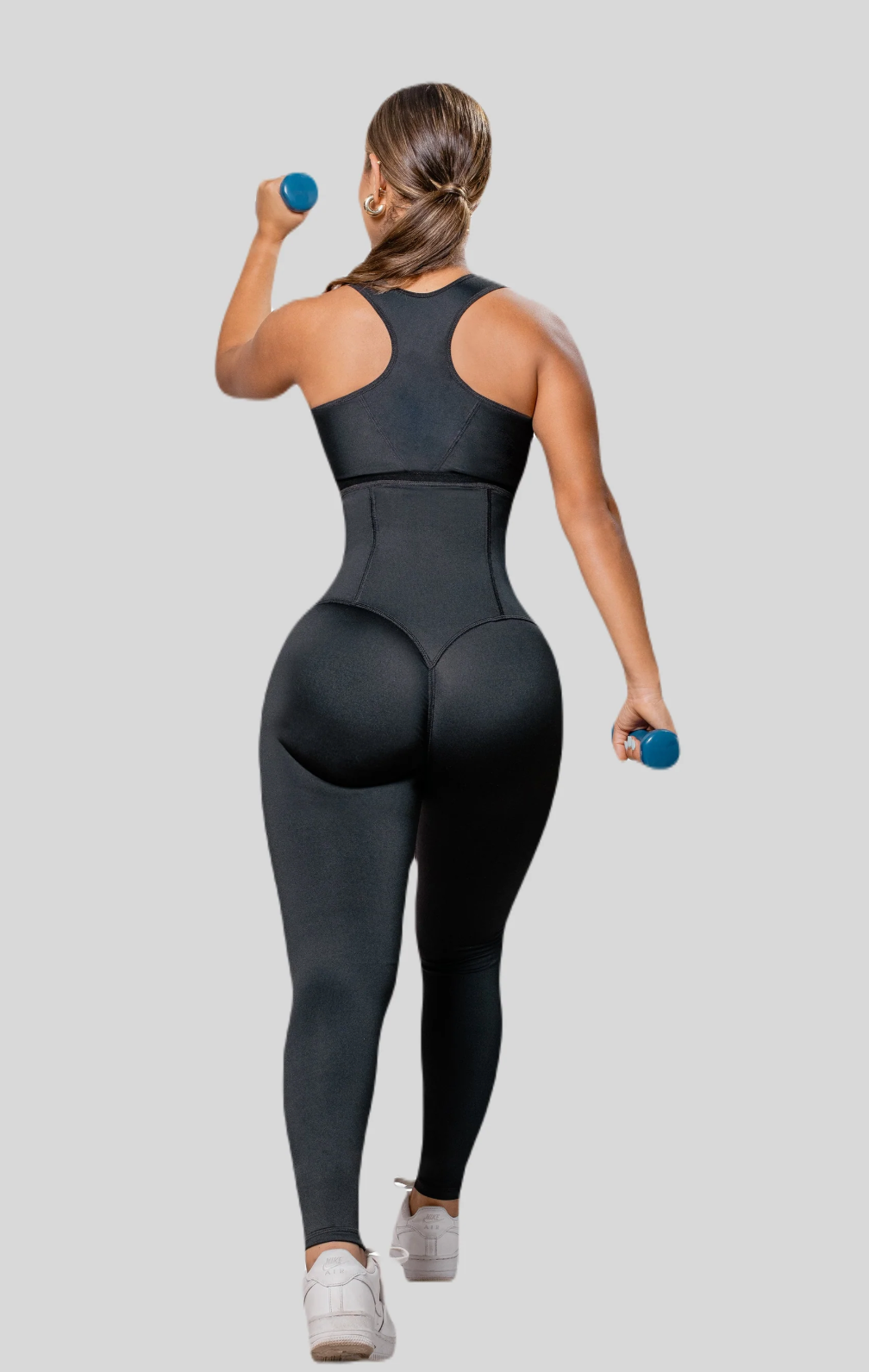 Workout Leggings with Built in Waist Trainer