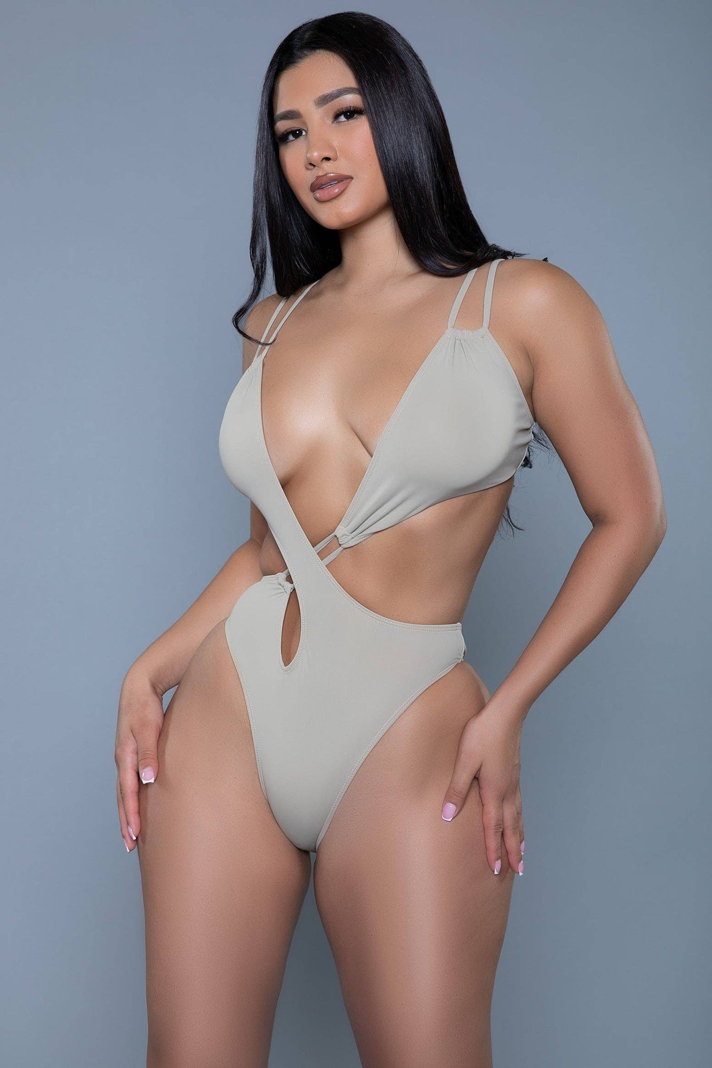 Eliana nude monokini front view