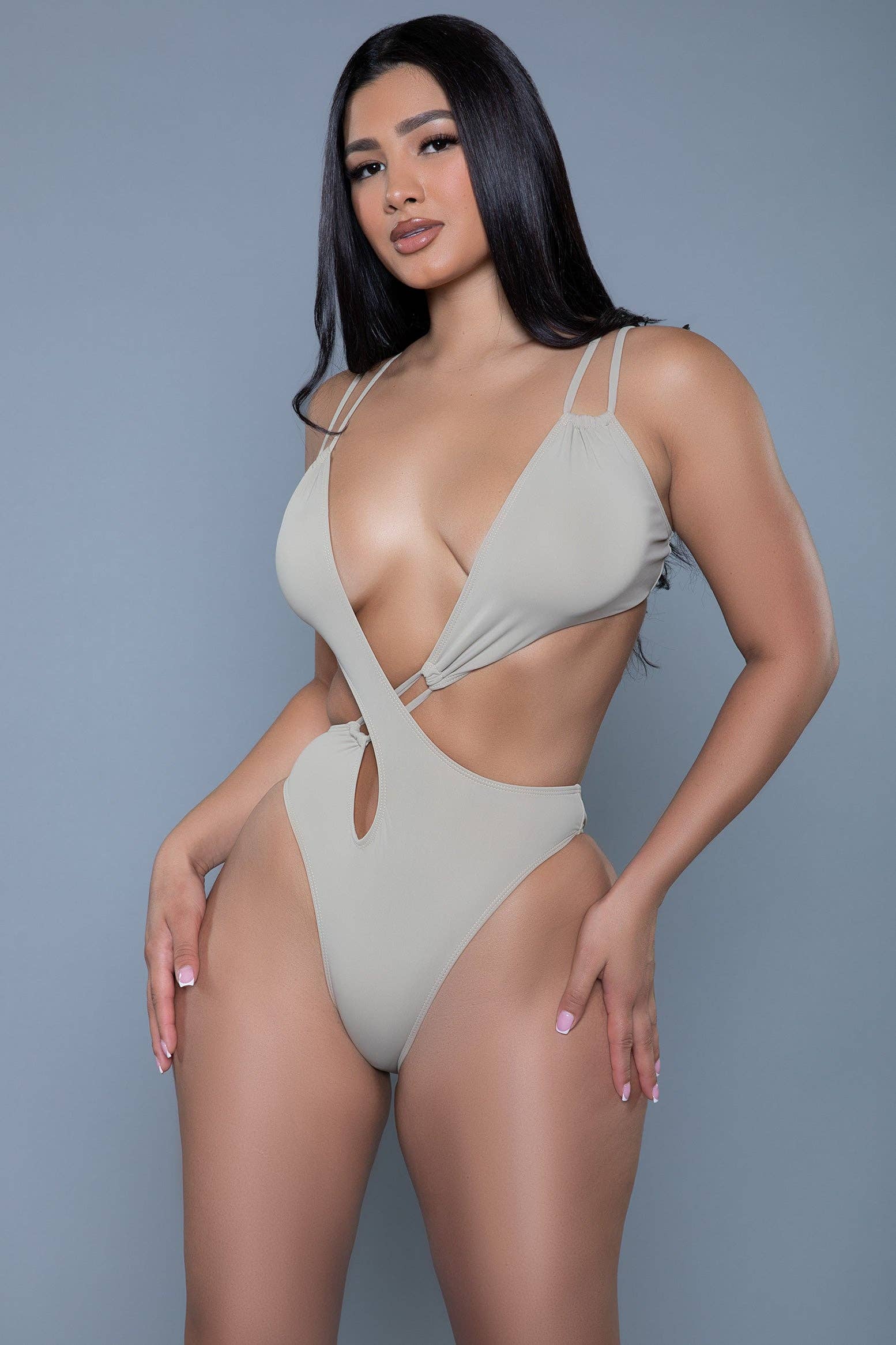 Eliana nude monokini front view