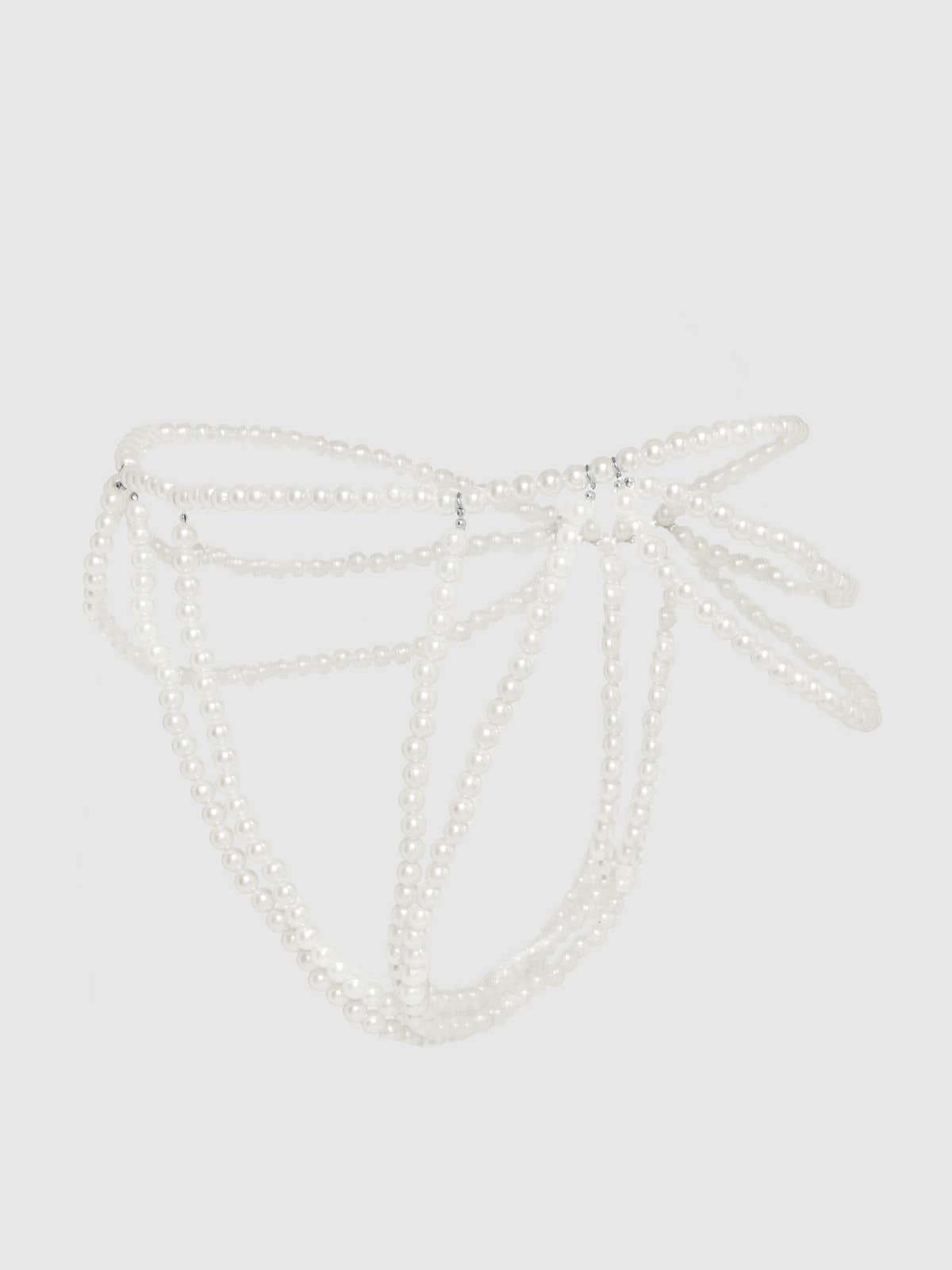 Faux pearl panty detail1
