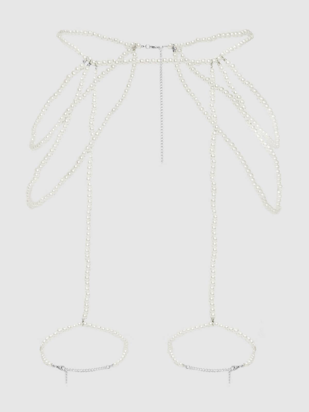 Pearl lingerie garter accessory
