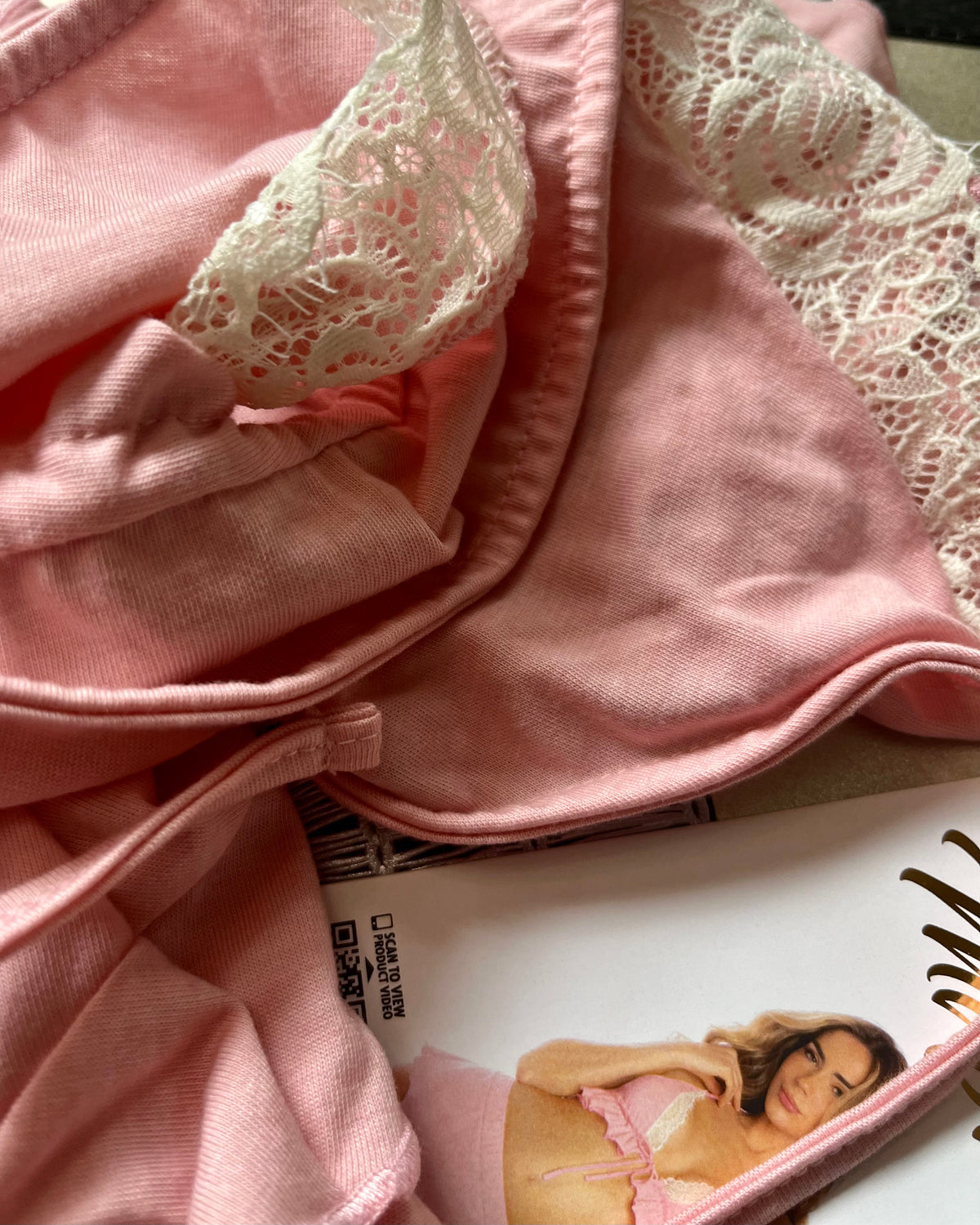 Rose halter ruffle lingerie set styled look