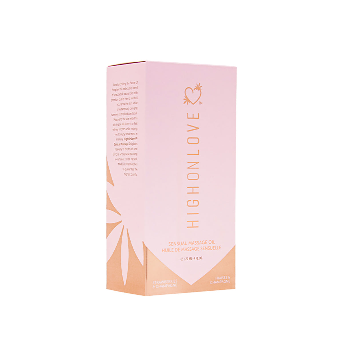 HighOnLove Massage Oil- Strawberries and Champagne